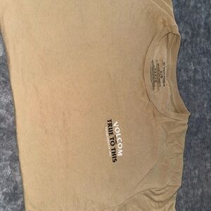 Volcom Tan Short Sleeve Tee